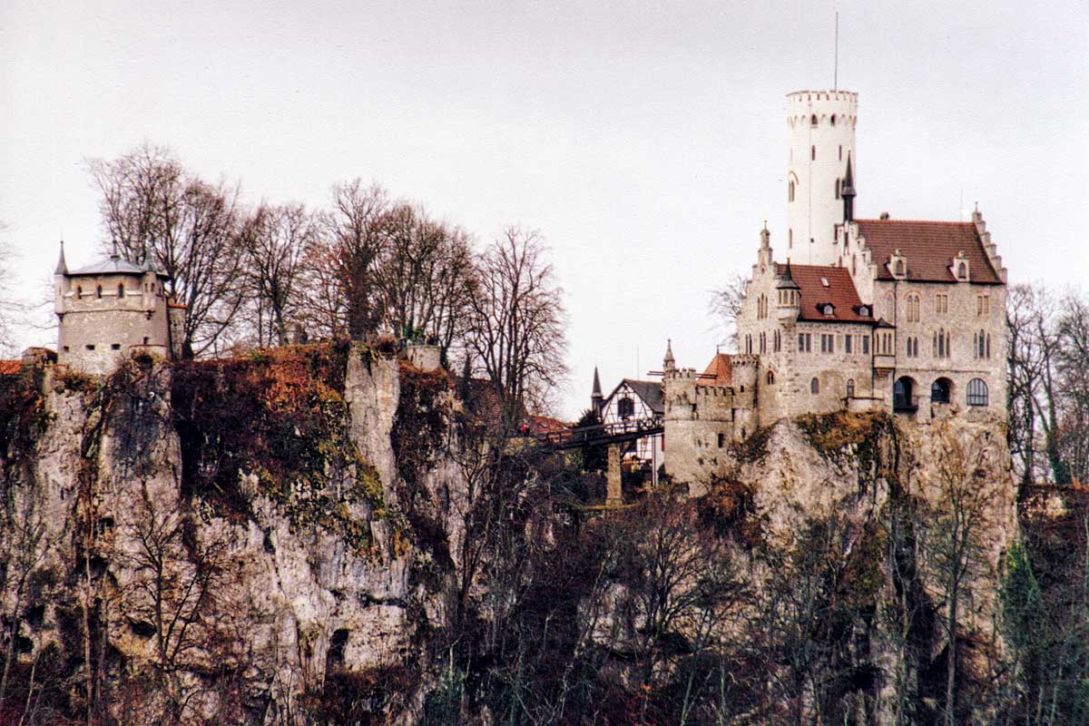 Zamek Lichtenstein w Badenii Wirtembergii