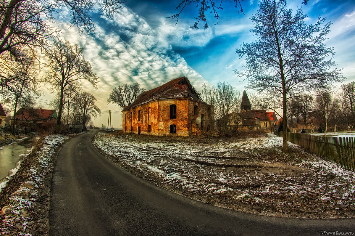 Ruina zboru ewangelickiego w Przecławiu